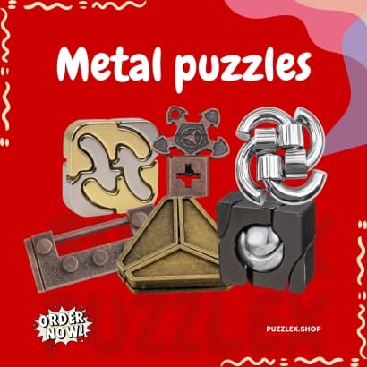 6 pcs Metal Puzzle Set 2