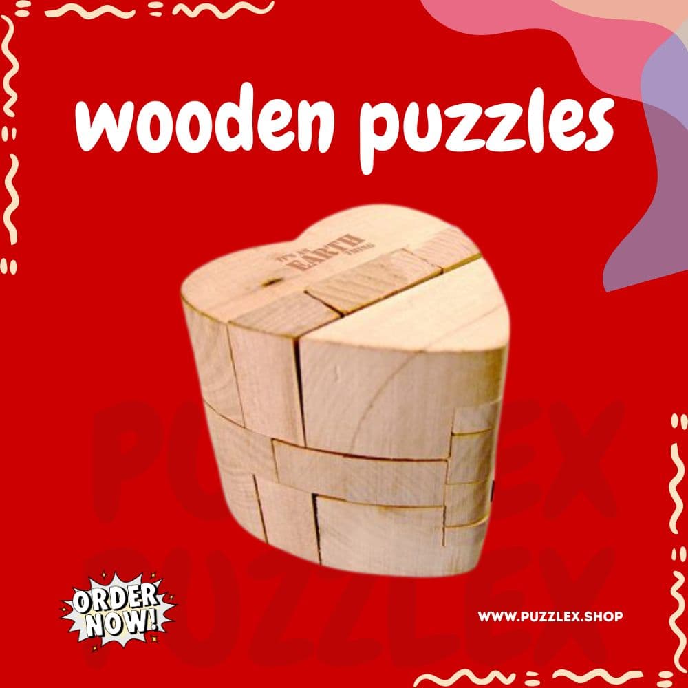 Wooden Puzzle 6ps - Detail view 5 Wooden Puzzle 6ps - Gallery Image 5